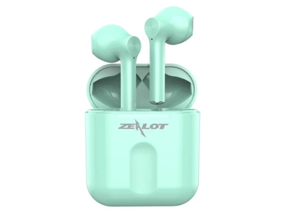 TWS Wireless Bluetooth Earphones, Green — Wireless Earbuds, ZEALOT
