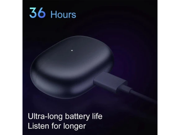 Wireless Bluetooth Earphones, Black — Wireless Earbuds, Redmi