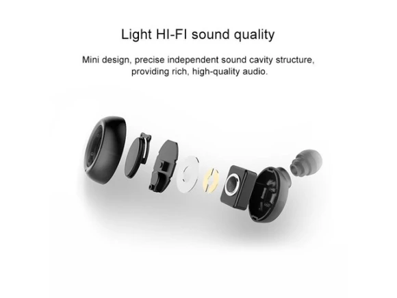 Wireless Earphones X9S, Black — Wireless Earbuds, allentian