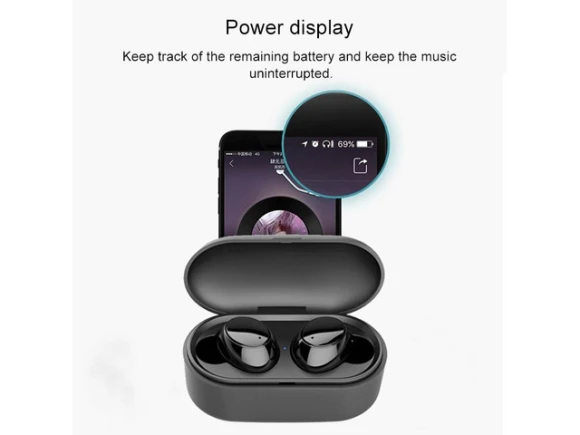 Wireless Earphones X9S, Black — Wireless Earbuds, allentian