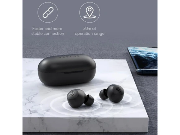 Wireless noise-cancelling Bluetooth earphones — Wireless Earbuds, Haylou