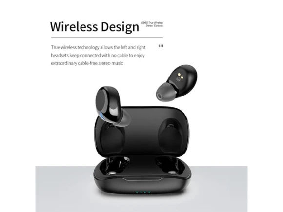 Wireless Stereo Earphones — Wireless Earbuds, ROCK