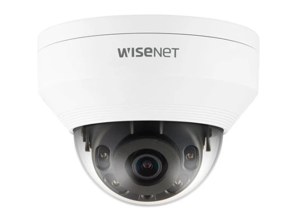 5 MP Network IR Vandal-Resistant Dome Camera — Security Camera, Wisenet