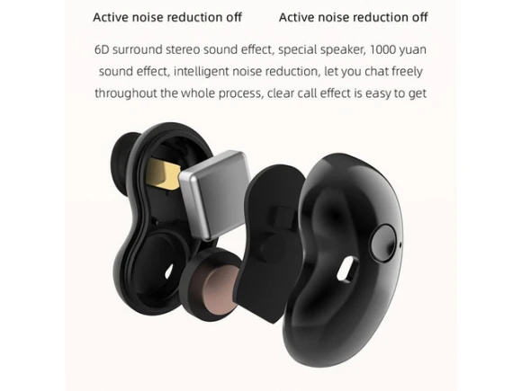 True Wireless Bluetooth Earphones, S6 Plus — Wireless Earbuds, allentian