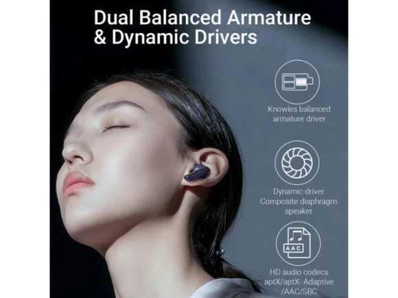 True Wireless Bluetooth Earphones — Wireless Earbuds, Haylou