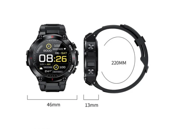 K37 Smartwatch, Black — Smart Watch, allentian