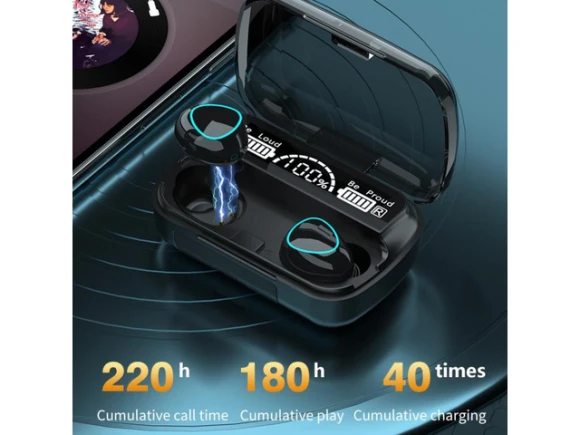 M10 Green Wireless Bluetooth Earphones — Wireless Earbuds, allentian