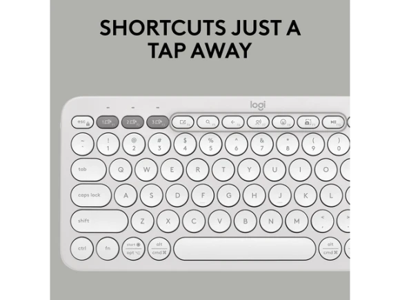 Pebble 2 Combo Wireless Keyboard and Mouse — Bluetooth Keyboard, Logitech