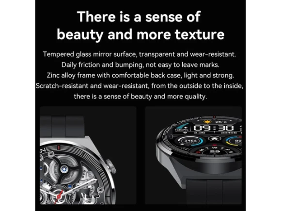 Smart Watch PG3 Pro, Black Silver — Smart Watch, allentian