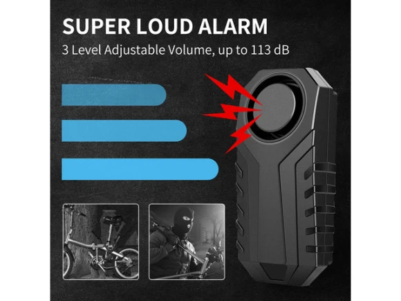 Wireless Bike Alarm — Motion Sensor, GREENCYCLE