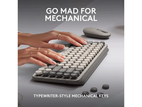 Wireless Mechanical Keyboard — Bluetooth Keyboard, Logitech