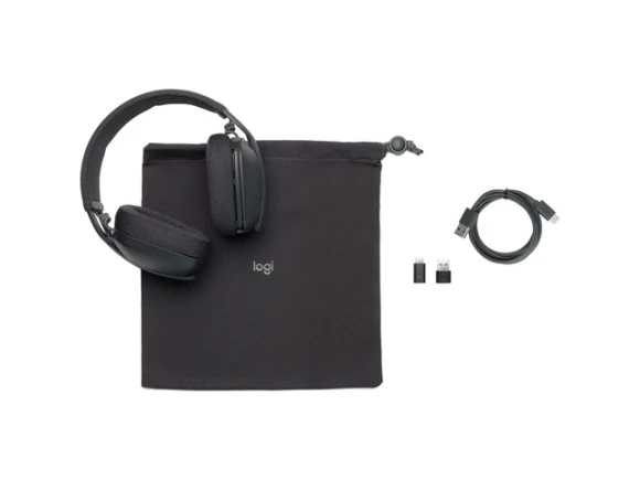 Zone Vibe Wireless Headset, Graphite, UC Version — Wireless Earbuds, Logitech