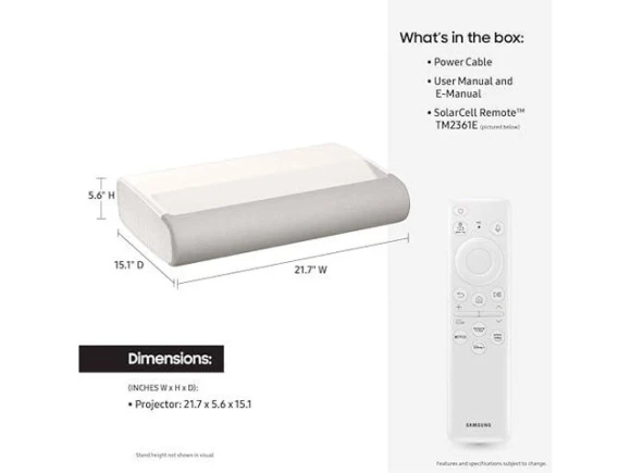 130-inch Class Ultra-Short-Throw Projector — Smart Projector, Samsung