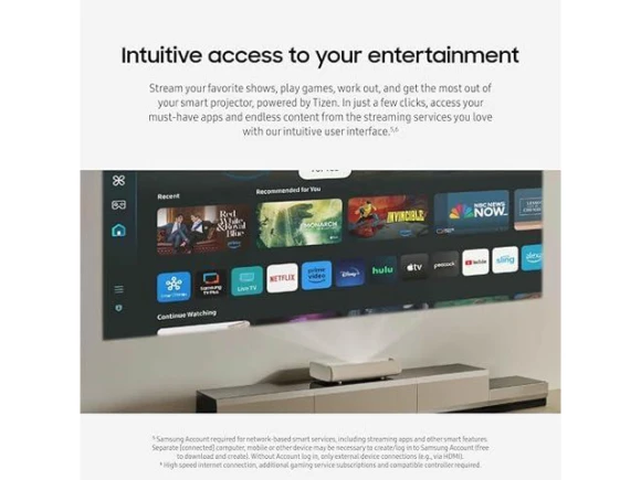 130-inch Class Ultra-Short-Throw Projector — Smart Projector, Samsung