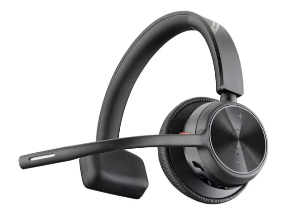 Bluetooth Mono Headset with USB-C — Wireless Earbuds, HP