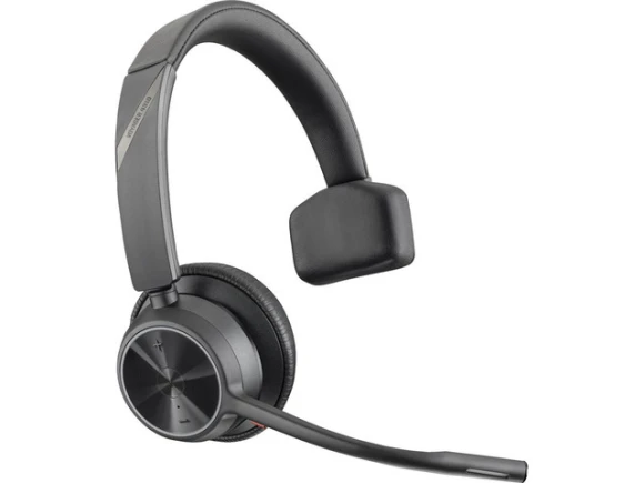 Mono On-Ear Headset — Wireless Earbuds, Poly