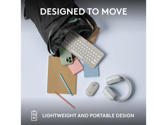 Pebble Keys 2 wireless keyboard — Bluetooth Keyboard, Logitech