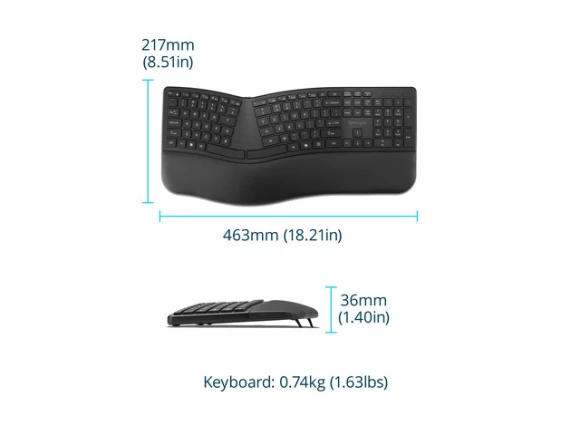 Rechargeable Wireless Keyboard — Bluetooth Keyboard, Kensington