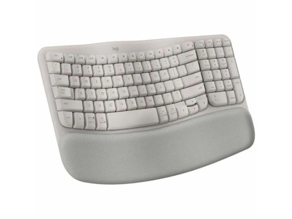 Wave Keys Wireless Ergonomic Keyboard — Bluetooth Keyboard, Logitech