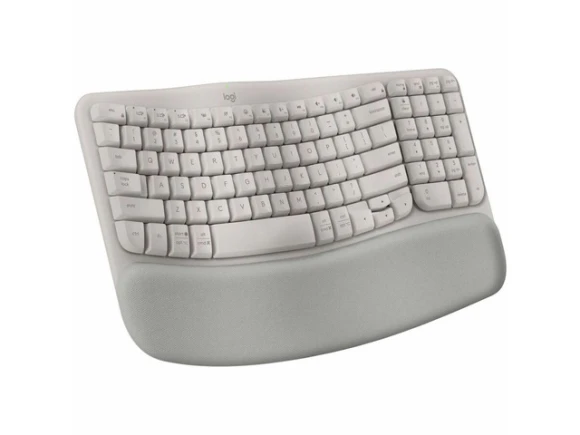 Wave Keys Wireless Ergonomic Keyboard — Bluetooth Keyboard, Logitech