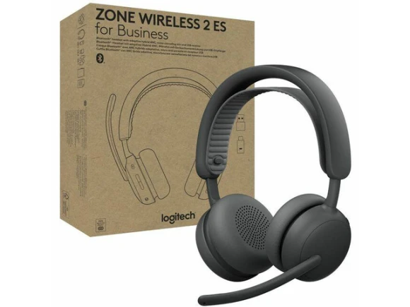 Zone Wireless 2 ES for Business Headset — Wireless Earbuds, Logitech