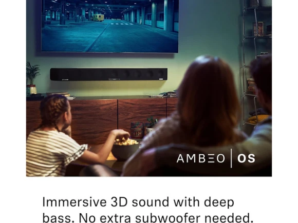 AMBEO Soundbar Max Soundbar, Black, Single unit — Sound Bar, Sennheiser
