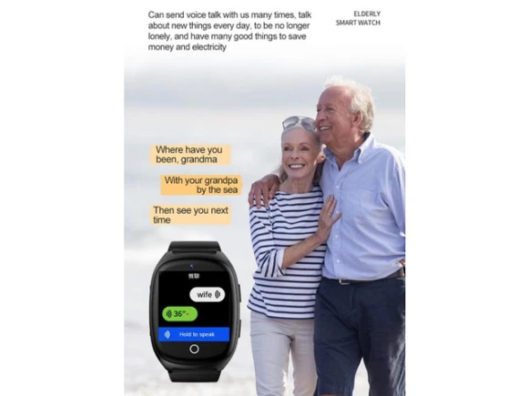 Black Smart Watch — Smart Watch, eForChina