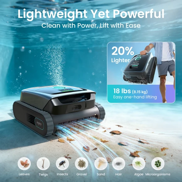 Cordless Robotic Pool Cleaner — Robotic Pool Cleaner, AIPER
