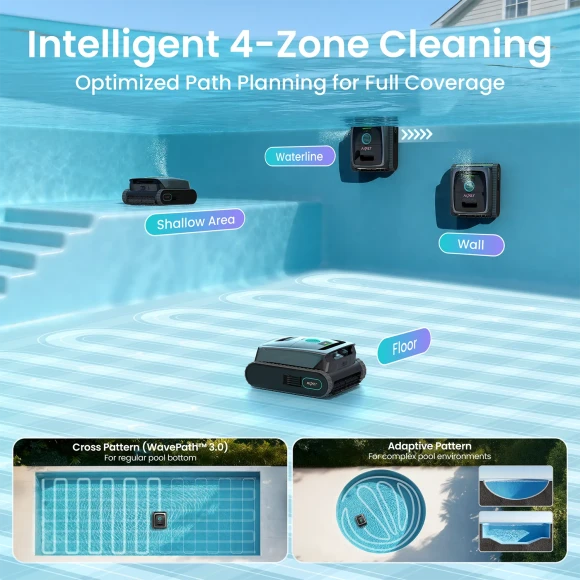 Cordless Robotic Pool Cleaner — Robotic Pool Cleaner, AIPER