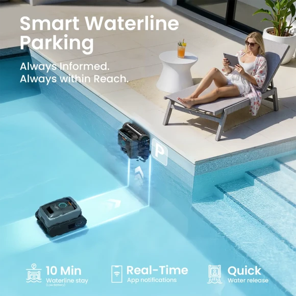 Cordless Robotic Pool Cleaner — Robotic Pool Cleaner, AIPER