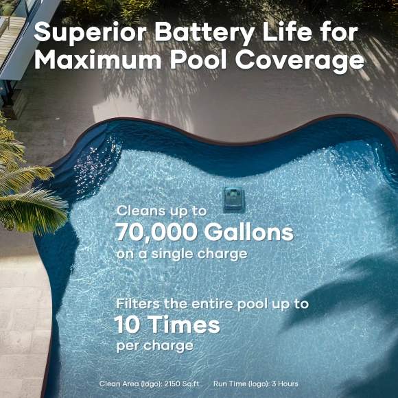 Cordless Robotic Pool Cleaner — Robotic Pool Cleaner, AIPER