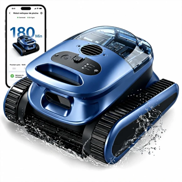 Cordless Robotic Pool Cleaner — Robotic Pool Cleaner, Seauto