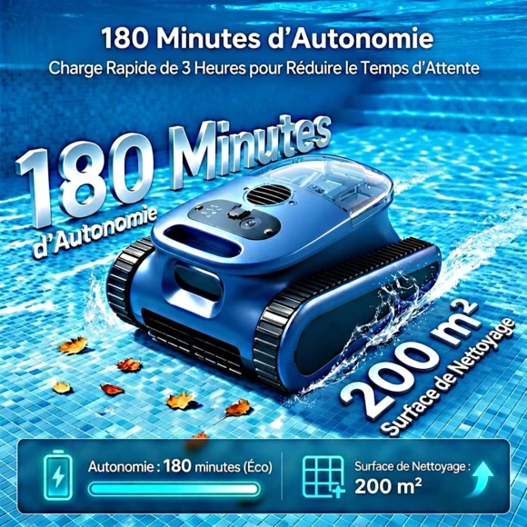 Cordless Robotic Pool Cleaner — Robotic Pool Cleaner, Seauto