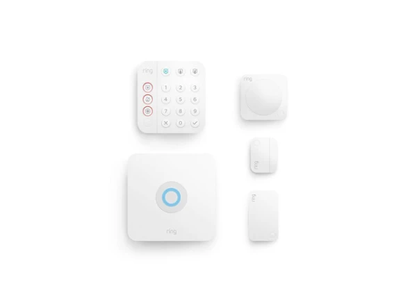 Home Security System Kit, 5-Piece, 2nd Generation, White — Starter Kit, Ring