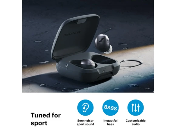 Olive Sport Earbuds — Wireless Earbuds, Sennheiser