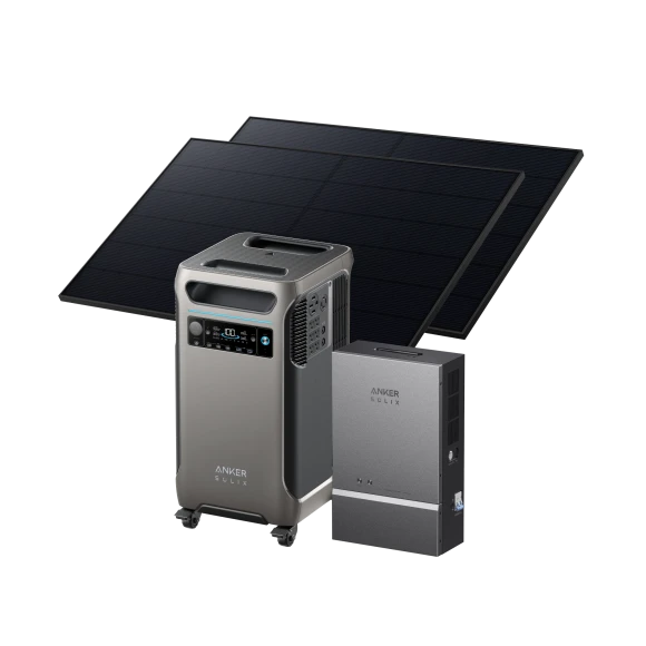 Power Kit and Solar Panel Bundle — Portable Power Station, Anker SOLIX