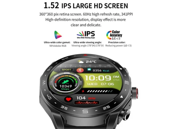 Smart Watch with Bluetooth Earphones — Smart Watch, LEMFO
