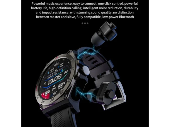 Sport Smartwatch with Earbuds — Smart Watch, eForChina