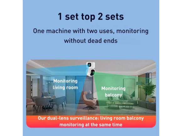 Wireless Smart PTZ Camera — Security Camera, HAWEEL