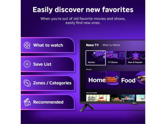 40-inch Class 1080p FHD LED Smart TV — Smart TV, Roku