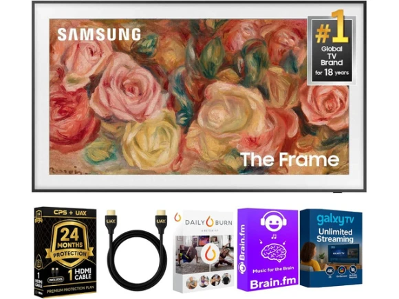 43-inch QLED 4K television — Smart TV, Samsung