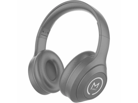 Grey Wireless Over-Ear Headphones — Wireless Earbuds, morpheus 360
