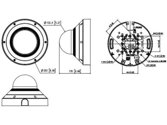 Panoramic Dome Camera — Security Camera, Hanwha Techwin