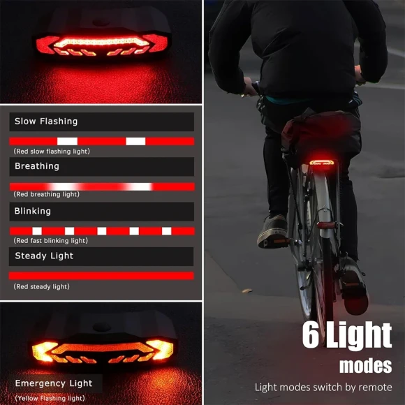 Bike Tail Light — Smart Bike Light, Wsdcam