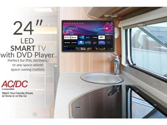 24-inch Smart HDTV with DVD Player — Smart TV, Supersonic