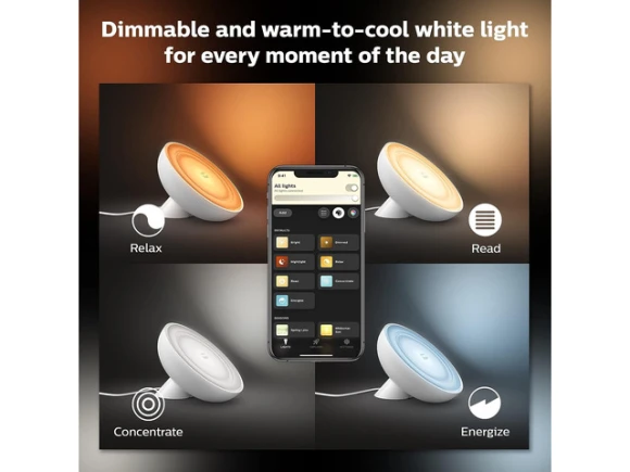 Smart LED Table Lamp, White — Smart Lamps, Philips Hue