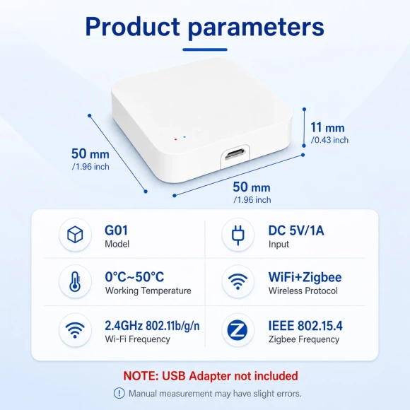 Zigbee Gateway Hub — Smart Home Hub, Tuya