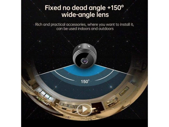 1080P WiFi Wide-Angle Camera A9 — Security Camera, HAWEEL