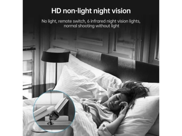 1080P WiFi Wide-Angle Camera A9 — Security Camera, HAWEEL