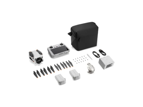 Camera drone, Fly More Combo (DJI RC), White — Drone, DJI
